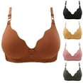 thumbnail image 1 of Women's Strapless Wireless Bra Full Cup Push Up, Non Slip Gathering Bandeau, Adjustable Convertible Multiway Lingerie, Comfortable Seamless Tube Top No Underwire, 1 of 6
