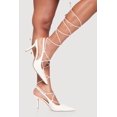 thumbnail image 1 of Women's Strappy Lace Up Pointed Toe Stiletto Heels, 1 of 3