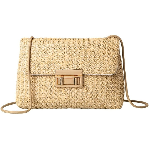 Women's Straw Bags Woven Crossbody Bags Beach Bags