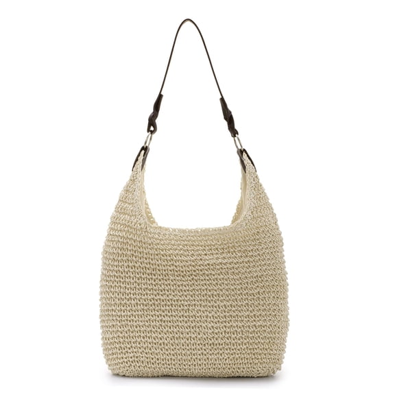 Women's Straw Hobo Bag Large Handwoven Rattan Shoulder Bag Woven Straw Purse Summer Beach Tote Bag for Vacation