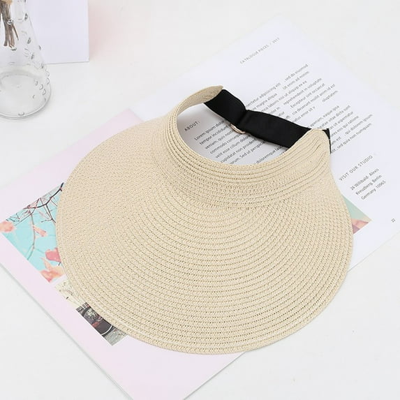 Women's Straw Sun Hat Sunscreen Hat Tennis Hat Women Women for Beach Beach Visor Camping Hats for Women Womens Outdoor Hats Beautiful Mind Hat Womens Beach Hat Large Head Made for More Hat Rain
