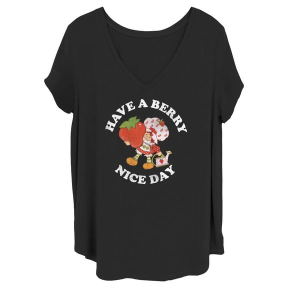 Women's Strawberry Shortcake Berry Nice Day  Graphic T-Shirt