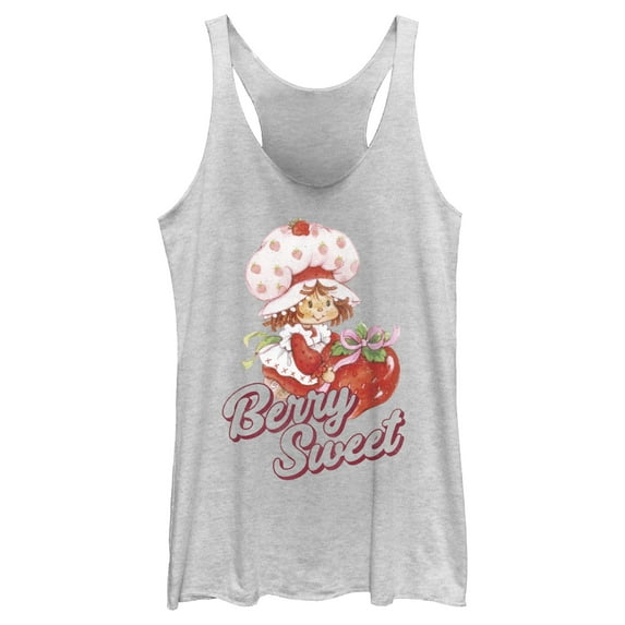 Women's Strawberry Shortcake Berry Sweet Gift Racerback Tank Top