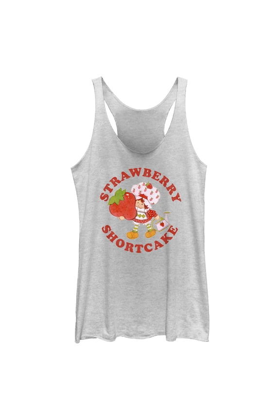 Women's Strawberry Shortcake Center Berry Racerback Tank Top