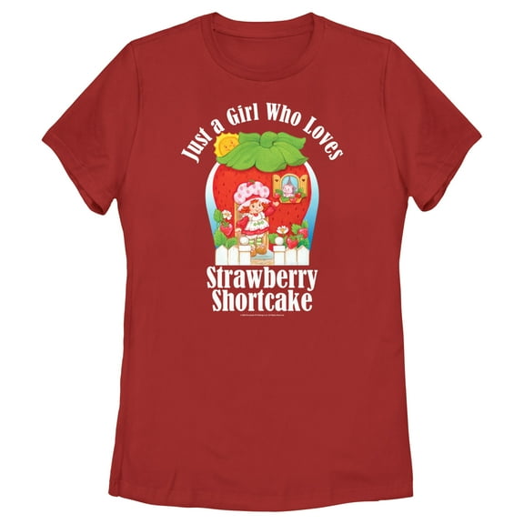 Women's Strawberry Shortcake Loving Berry Graphic T-Shirt