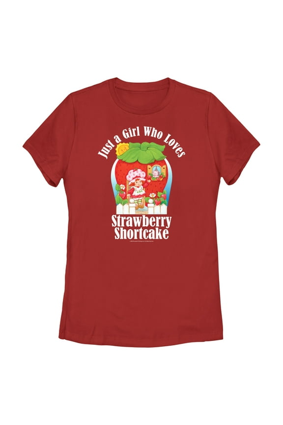 Women's Strawberry Shortcake Loving Berry Graphic T-Shirt