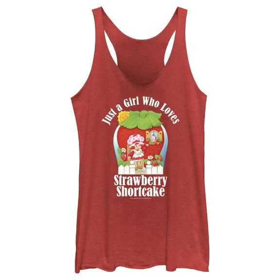 Women's Strawberry Shortcake Loving Berry Racerback Tank Top