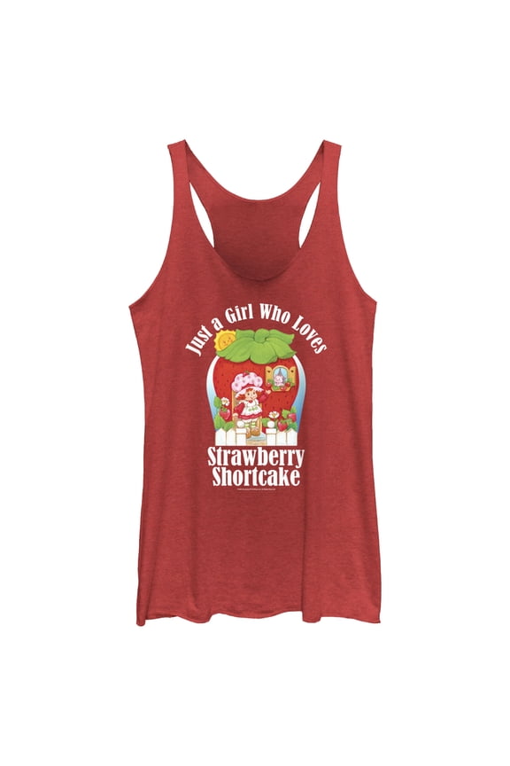 Women's Strawberry Shortcake Loving Berry Racerback Tank Top