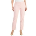 thumbnail image 1 of Women's Stretch-Crepe Straight-Leg Pants Tutu Pink 6, 1 of 1