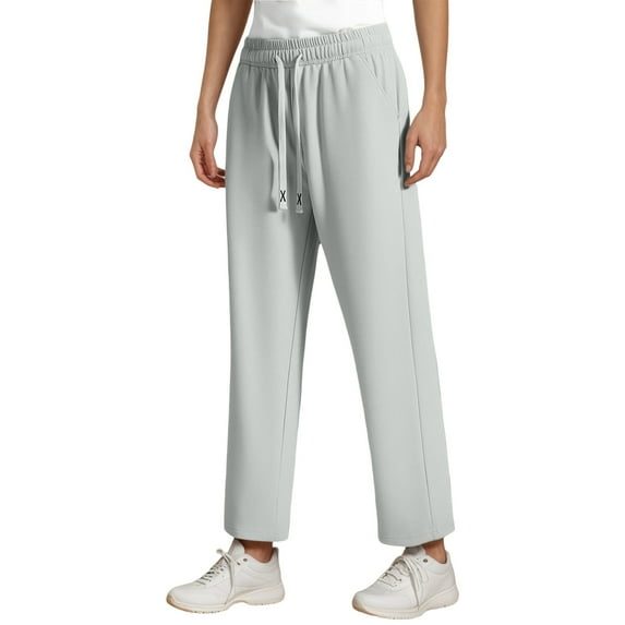 Women's Stretch Pants Breathable Quick Drying Straight Leg Womens Hiking Pants Running Athletic Pants with Pockets
