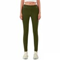 thumbnail image 1 of Women's Stretch Pull-on Jeggings Comfortable Casual High Waisted Faux Denim Yoga Pants with Pockets, 1 of 9