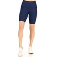 thumbnail image 1 of Women's Stretch Side Pockets Soft Active Running Biker Shorts, 1 of 5