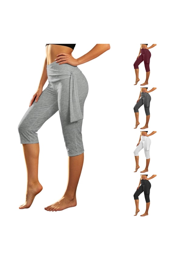 Women's Stretch Waistband 7 Inch Base Shorts Casual Women's Short Legged Pants 7 Inch Pants Women Pants Casual Low Waist M