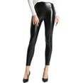 thumbnail image 1 of Women's Stretchy Faux Leather Leggings Pants, Sexy High Waisted Tights, 1 of 9