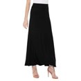 thumbnail image 1 of Women's Stretchy Flowy Maxi Skirt with Elastic Waistband for Comfort and Style, 1 of 6