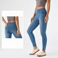thumbnail image 1 of Women's Stretchy Skinny Jeans High Waisted Pull On Denim Jeggings Comfortable Trendy Pants with Pockets, 1 of 7