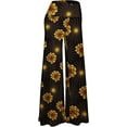 thumbnail image 1 of Women's Stretchy Wide Leg Palazzo Lounge Pants Casual Comfy High Waist Palazzo Pants, 1 of 11