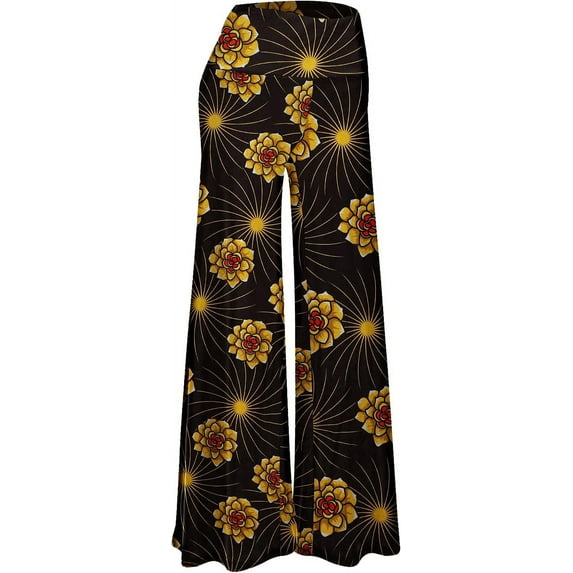 Women's Stretchy Wide Leg Palazzo Lounge Pants Casual Comfy High Waist Palazzo Pants
