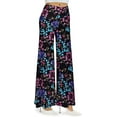 thumbnail image 1 of Women's Stretchy Wide Leg Palazzo Lounge Pants Casual Comfy High Waist Palazzo Pants, 1 of 8