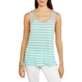 thumbnail image 1 of Women's Stripe Swing Tank With Contrast, 1 of 1