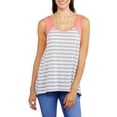 thumbnail image 1 of Women's Stripe Swing Tank With Contrast, 1 of 1