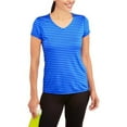 thumbnail image 1 of Women's Stripe V-Neck T-Shirt, 1 of 1