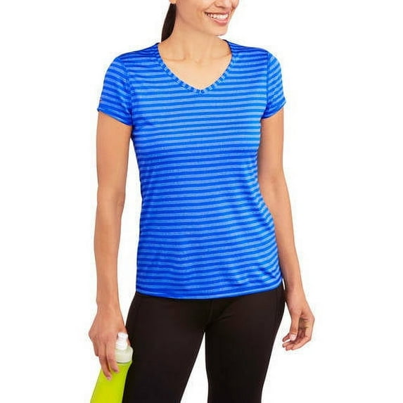 Women's Stripe V-Neck T-Shirt