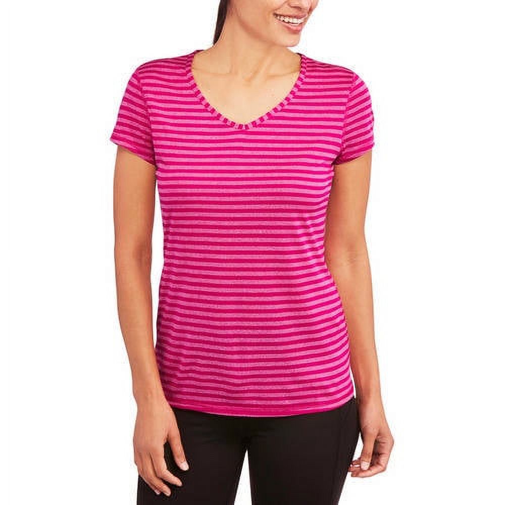 Women's Stripe V-Neck T-Shirt