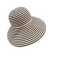 thumbnail image 1 of Women's Striped Bucket Sun Hat, Polyester, Foldable, UV Protection Summer Beach Travel Outdoor Cap, 1 of 8