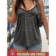thumbnail image 1 of Women's Striped Colorblock Casual Versatile Daily Wear Camisole Top, 1 of 6