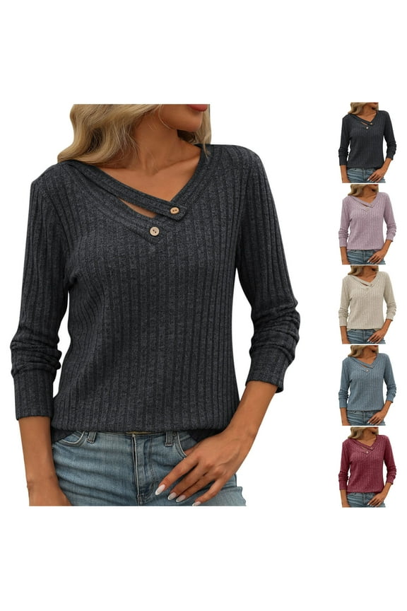 Women's Striped Patchwork Knitted Sweater Long Sleeve Crewneck Top Casual Loose Fit Soft Warm Winter Fall Fashion Essential Gift for Ladies | CSEONE,Beige XL