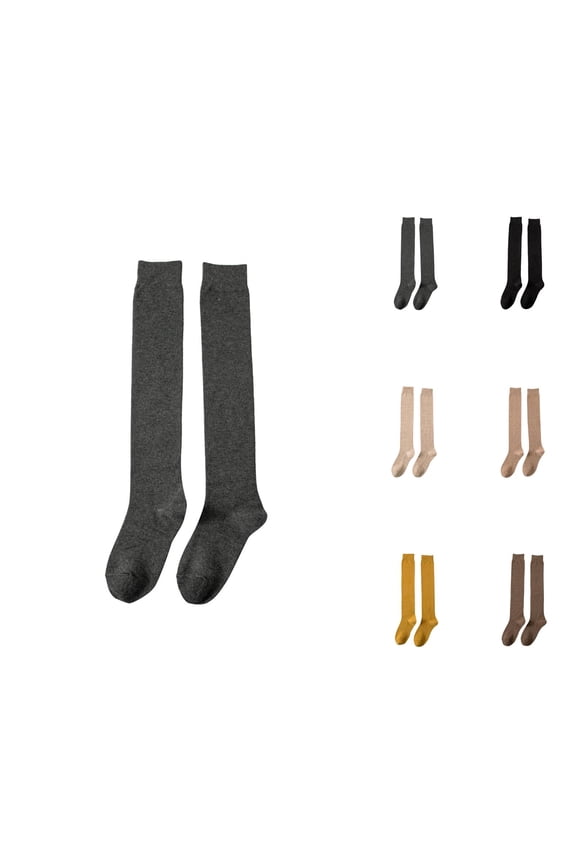 Women’s Striped Slim Fit Pressure Knee High Socks – Elastic Compression Socks for Women, Improves Circulation and Leg Shape, Japanese Sports Style for Daily and Fitness Use