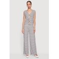 thumbnail image 1 of Women's Striped Textured Knit Pull On Pants, 1 of 4