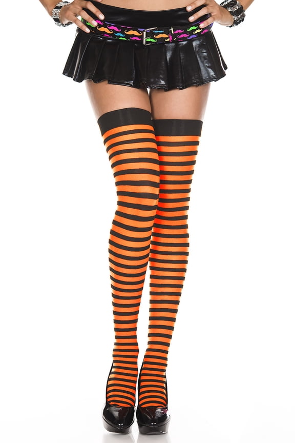 Women's Striped Thigh High, Style 4741