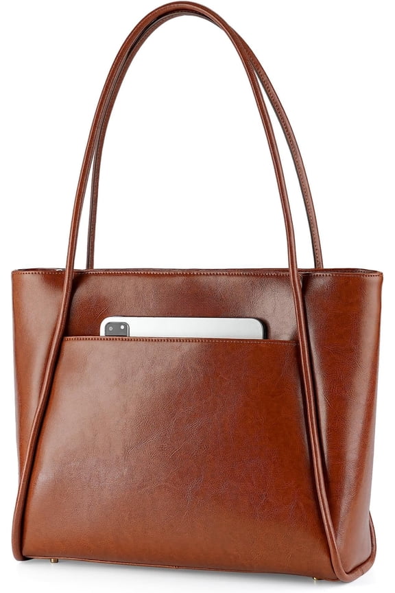 Women's Structured Tote Bag-Professional Work & Teacher Bag | Water-Resistant, Fit 13.3" Laptop