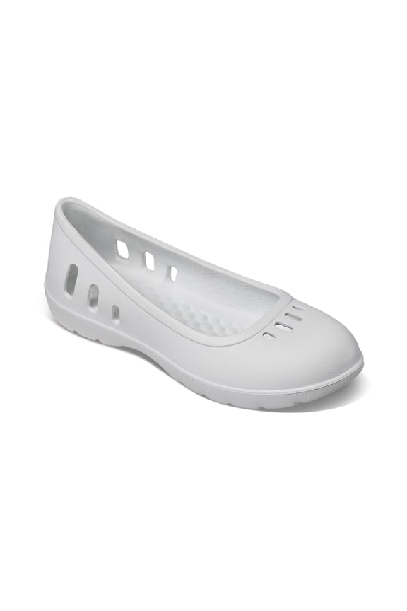 Women's Studio Flat Solid White