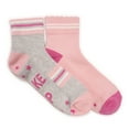 thumbnail image 1 of MUK LUKS Women's Studio Socks - Quarter Crew Cotton Compression 2 Pack, 1 of 3