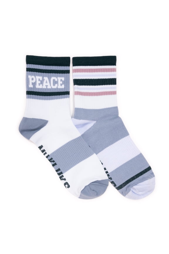 Women's Studio Socks - Quarter Crew Nylon Compression 2 Pack