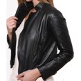 thumbnail image 1 of Women's Style Biker Black Leather Jacket SouthBeachLeather, 1 of 3