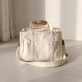 thumbnail image 1 of Women's Stylish Canvas Shoulder Bag Spacious Tote Handbag for Daily Use Work School Shopping Travel, 1 of 8