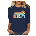 thumbnail image 1 of Women's Stylish Casual Crew Neck Point Sleeve Easter Print T Shirt Womens Long Sleeve T Shirt Tops T Shirts Men Women Undershirt Tee Shirts Womens Casual Women Summer Yoga Shirts Women Long Sleeves, 1 of 3