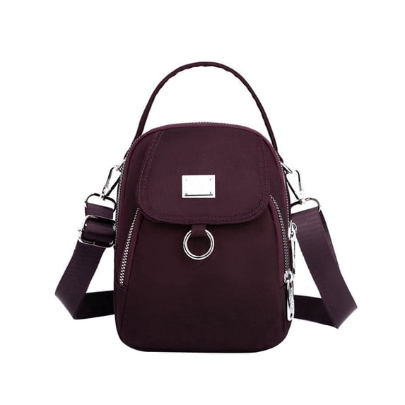 Women's Stylish Crossbody Saddle Bag Mini Layer Satchel Purse For Everyday Casual Use