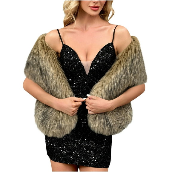 Women’s Stylish Faux Fur Sweater Shawl Scarf Soft Comfortable Warm Neck Wrap Fashionable Versatile For All Outfits In Cool Weather