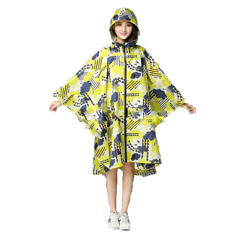 Women's raincoat with hood stylish top