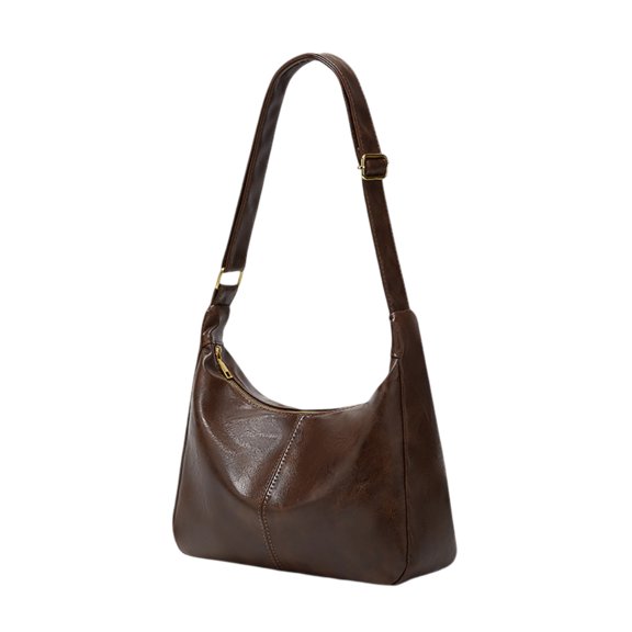 Women's Stylish PU Leather Tote Bag Fashionable Shoulder Handbag Spacious Crossbody Purse for Daily Use and Travel