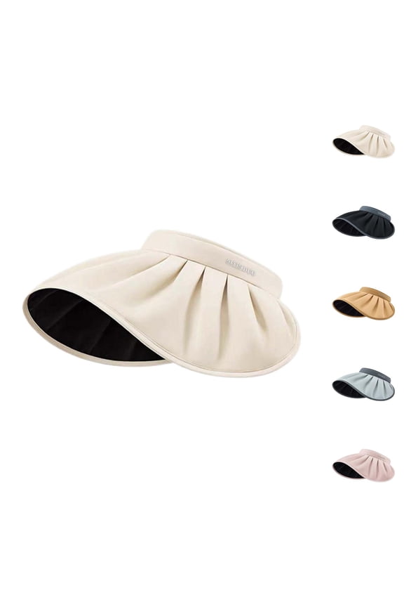 Women's Stylish Wide Brim Straw Sun Hat – UV Protection Beach Hat for Hiking, Travel & Outdoor Fun, Comfortable & Breathable Design for Full Sun Coverage & Comfort