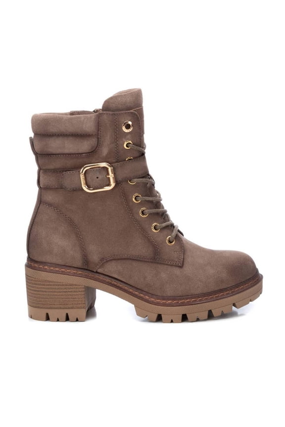 Women's Suede Booties Carmela By XTI 161049 Taupe