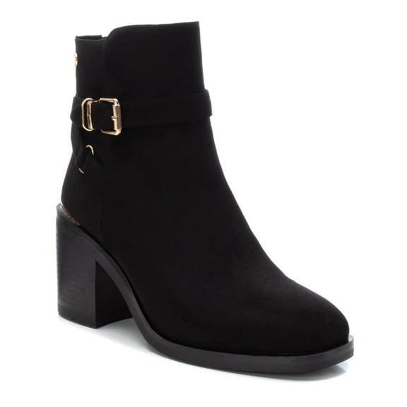 Women's Suede Dress Booties By XTI 141735 Black