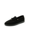 thumbnail image 1 of Women's Suede Loafers Slip-On Comfortable Business Casual Work Shoes with Arch Support, 1 of 6