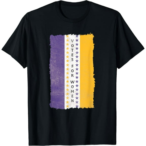 Women's Suffrage Votes For Women Victory Flag Right to Vote T-Shirt